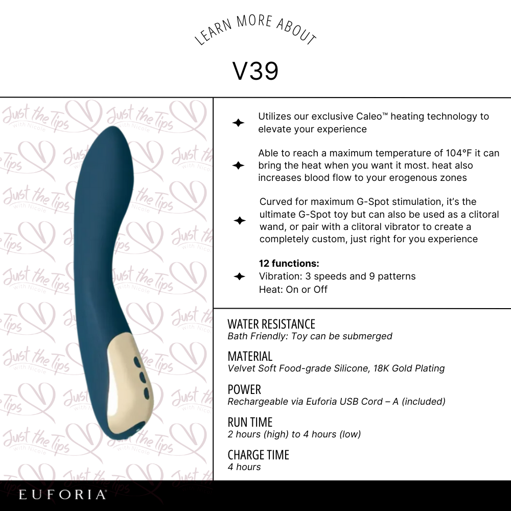 V39, Bedroom Toy by Euforia - shown in product photo, available at Just The Tips with Nicole