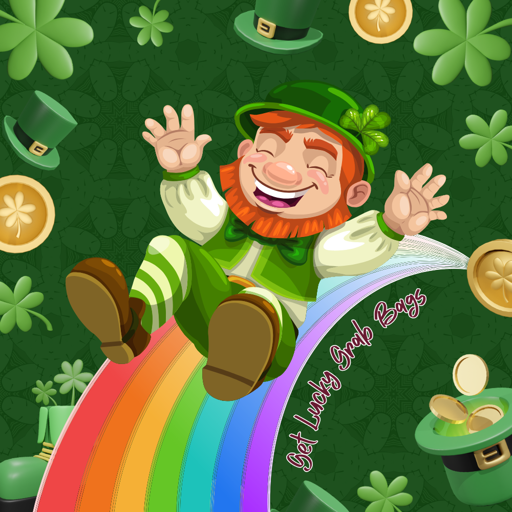 Get Lucky Grab Bags, Vibrators by Euforia - shown in product photo, available at Just The Tips with Nicole