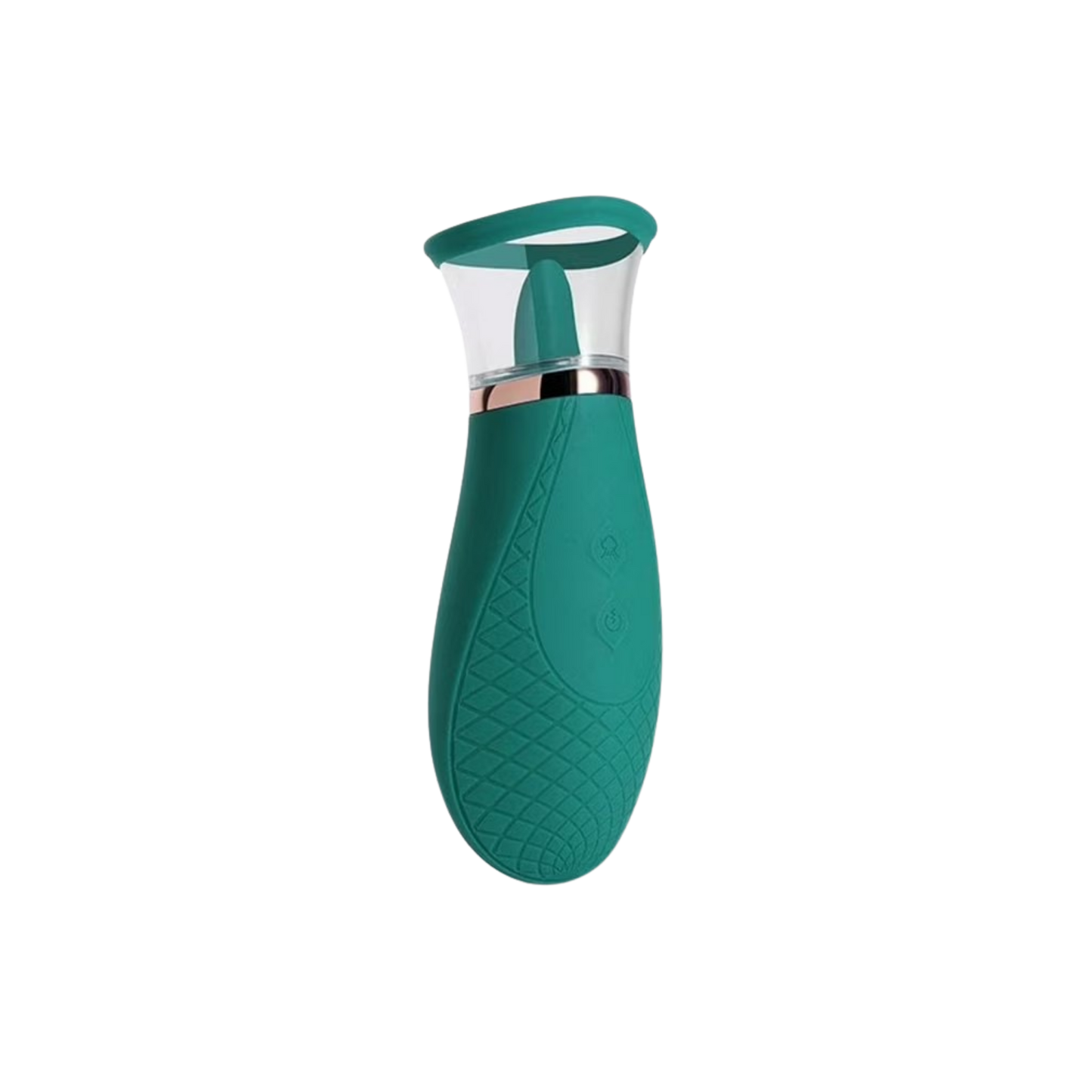 A green Sucking and Licking Scioness Clitoral Stimulator.