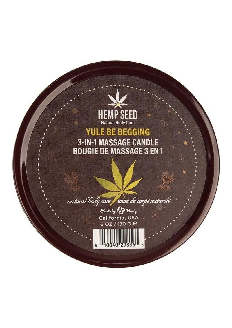 Hemp Seed Holiday Candle