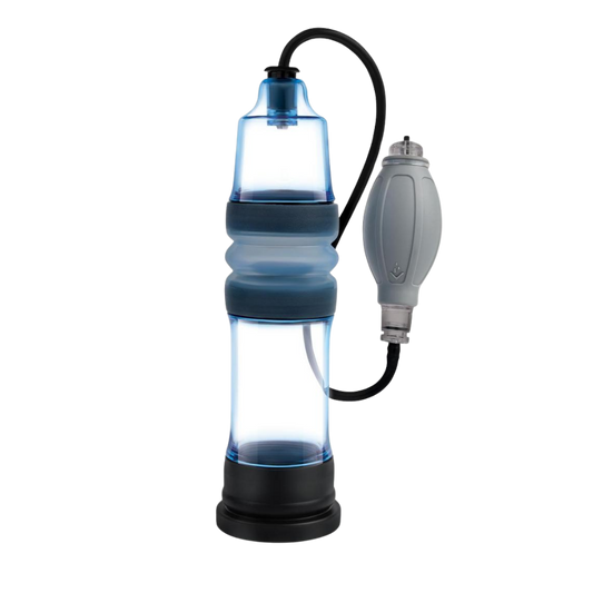 A black and clear Aqua Penis Pump Pro.