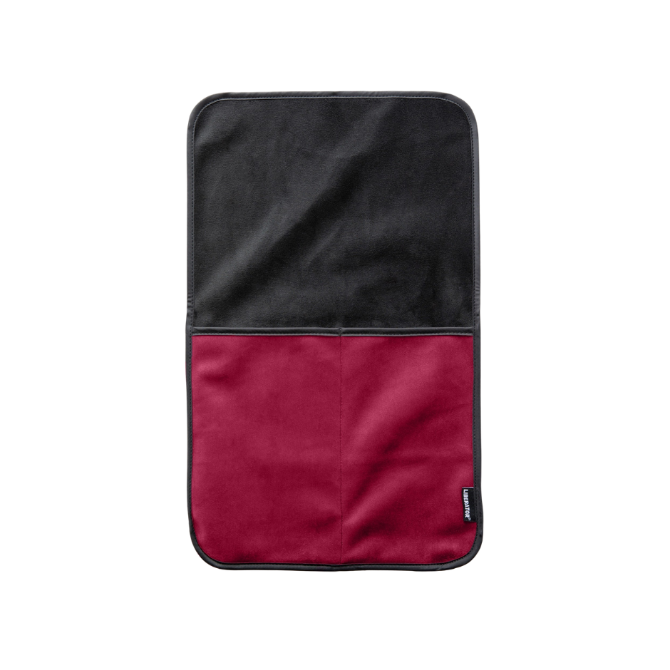 A merlot bed caddy by Fascinator.