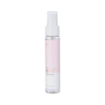 A pink bottle of Blow Me oral sex gel.