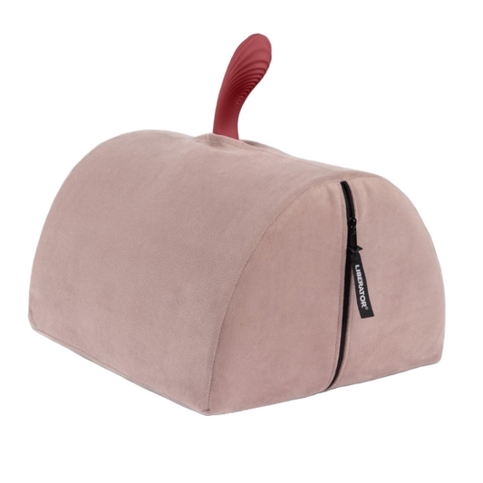 Bonbon Toy Mount + Vibe, Roleplay & Restraints by Liberator – shown in product photo, available at Just The Tips with Nicole