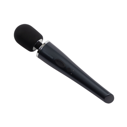 Black Liberator Massage Wand on clear backgroung