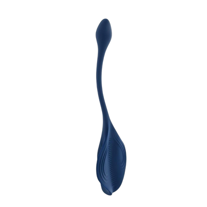 Blue grinder pad with vaginal insert extended