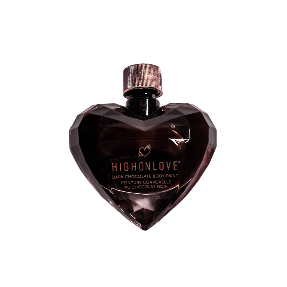 Dark Chocolate Body Paint, Intimacy Products by High On Love - shown in product photo, available at Just The Tips with Nicole