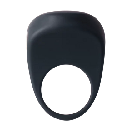 Blue silicone ring on a white background