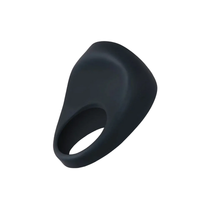 Blue silicone ring on a white background