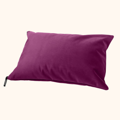 A Aubergine Fascinator Pillow Pillowcase, Bedroom Furniture by Liberator against a white background.
