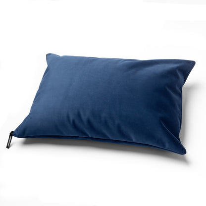 An indigo Fascinator Pillow Pillowcase, Bedroom Furniture by Liberator against a white background.
