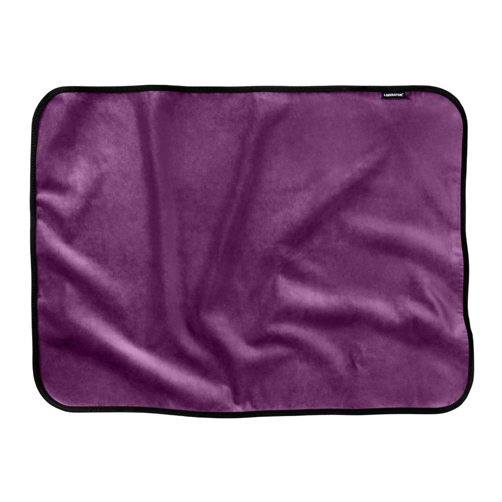 An aubergine Fascinator Splashproof Throws, Bedroom Furniture.