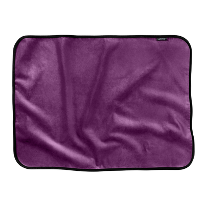 An aubergine Fascinator Splashproof Throws, Bedroom Furniture.