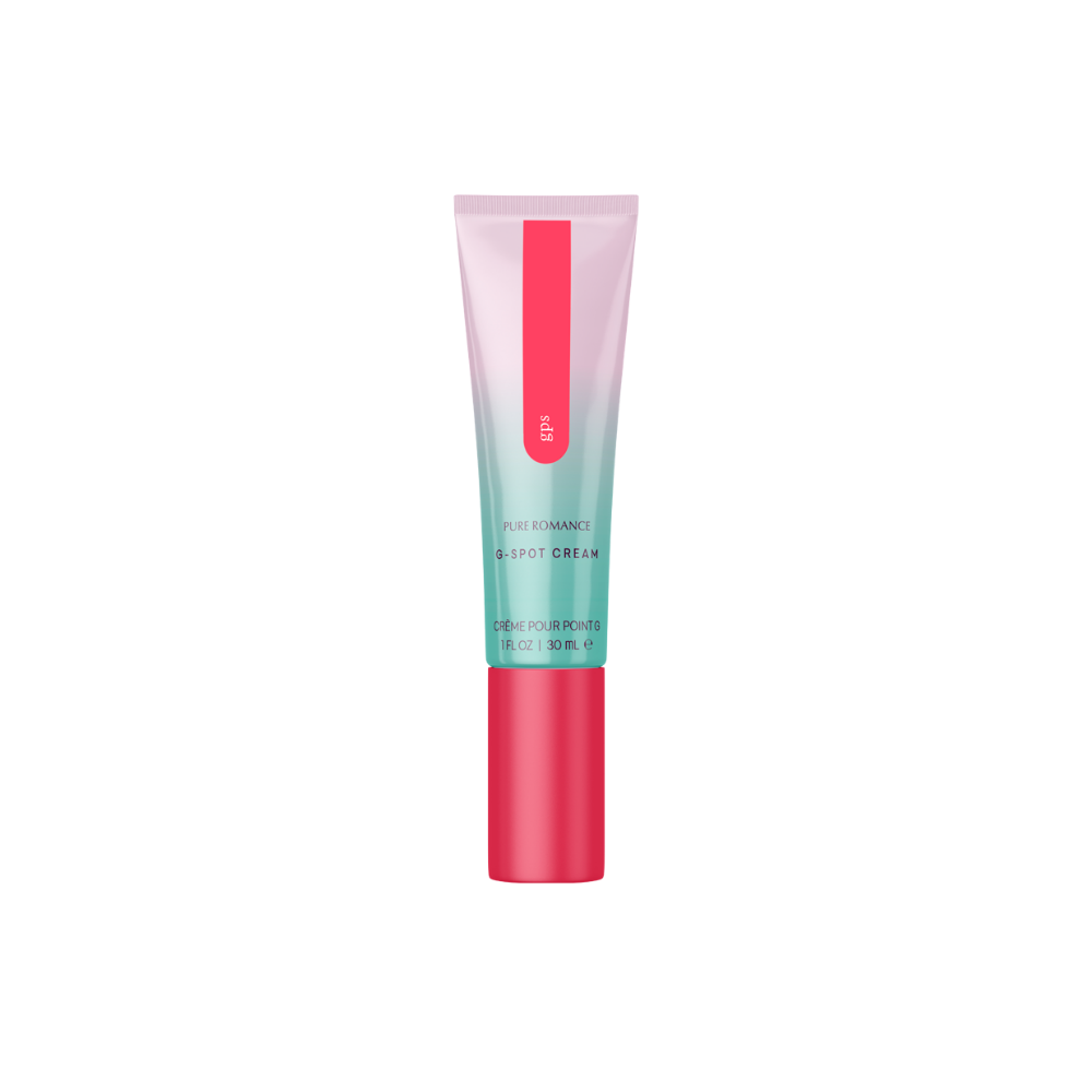 A green and red bottle GPS, G-Spot Enhancers by Euforia.