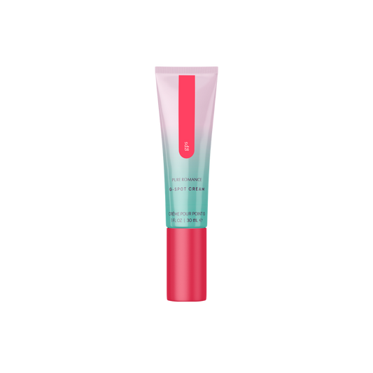 A green and red bottle GPS, G-Spot Enhancers by Euforia.
