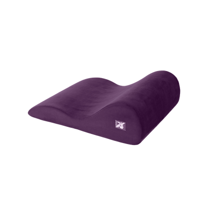 Purple hipster pillow on a white background