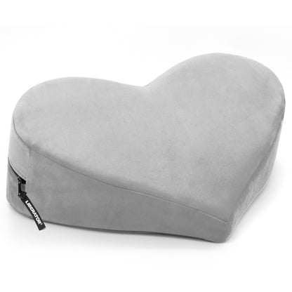 A grey Heart Wedge, Bedroom Furniture by Liberator against a white background.