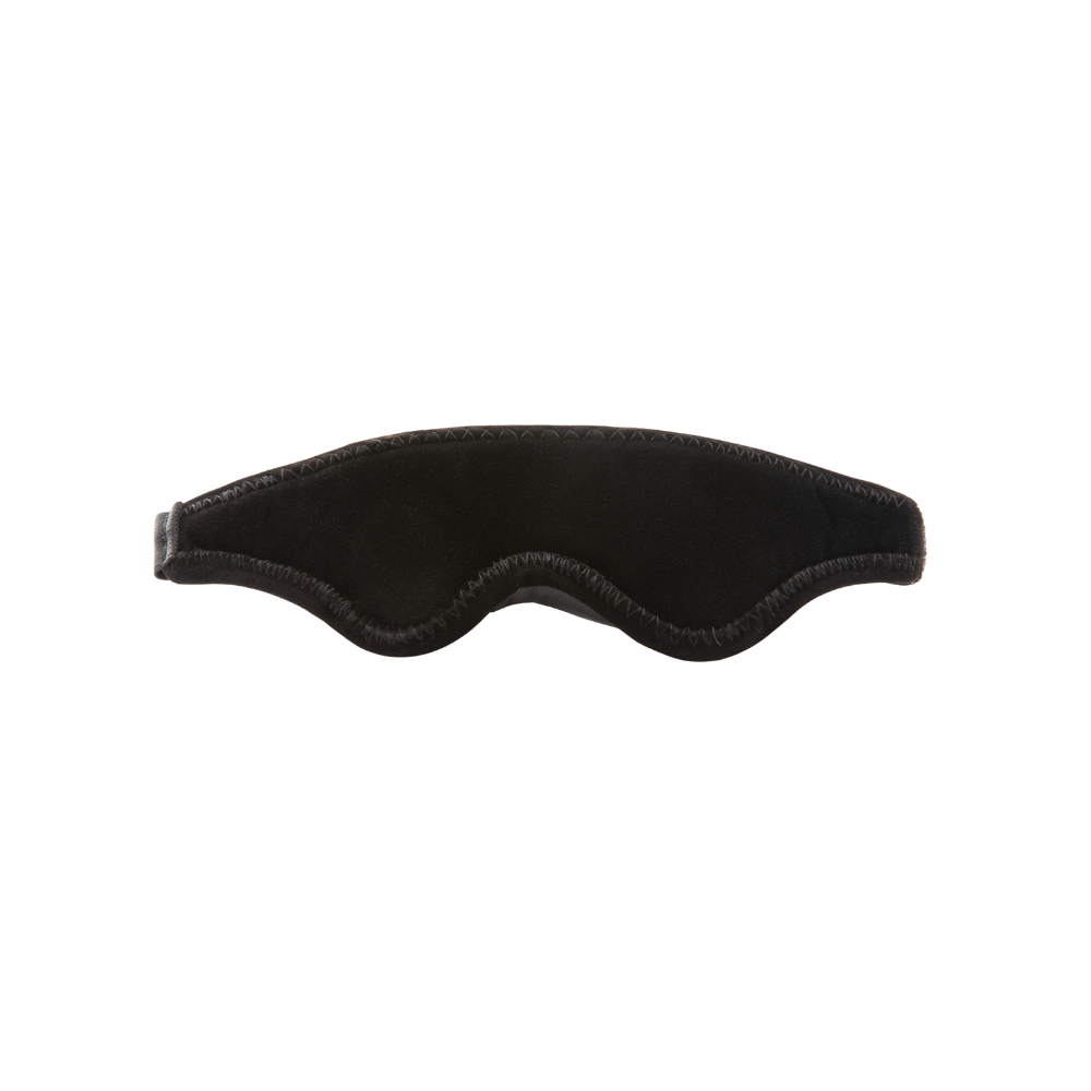 A black blindfold.