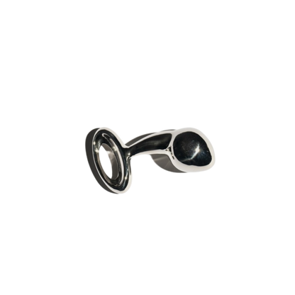 A medium Luxy Stainless Steel Anal Plug.