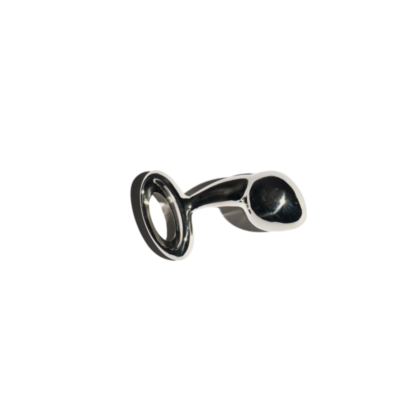 A small Luxy Stainless Steel Anal Plug.