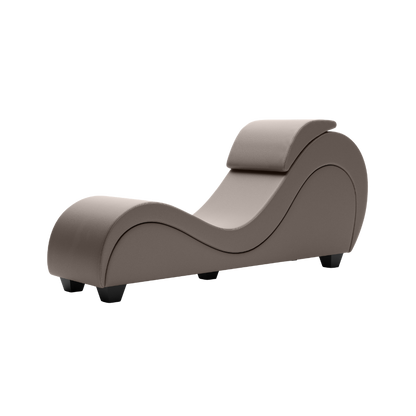An ash colored Lyric Lounger by Liberator.