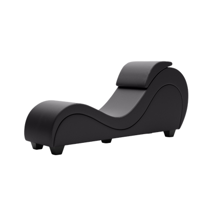 A Black colored Lyric Lounger by Liberator.