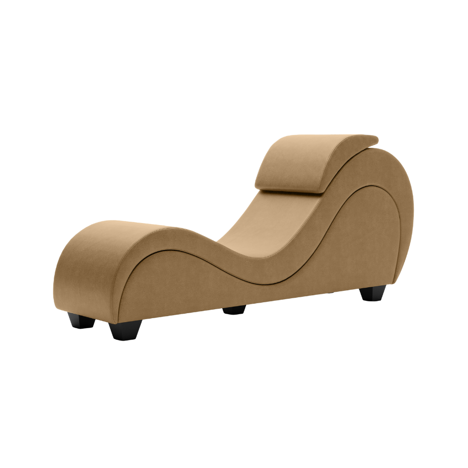 A Buckskin colored Lyric Lounger by Liberator.