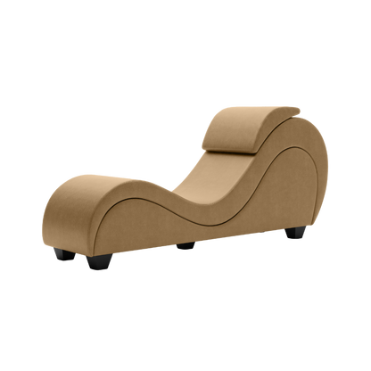 A Buckskin colored Lyric Lounger by Liberator.
