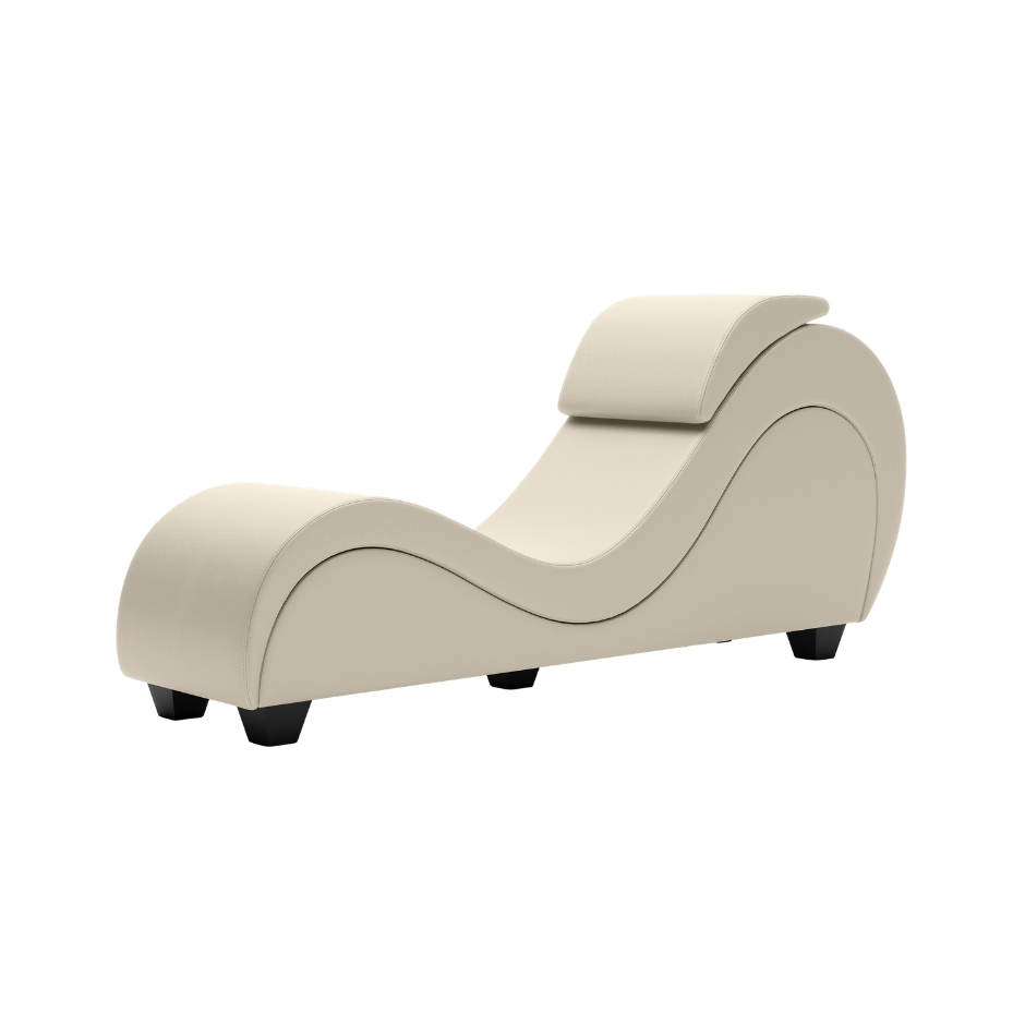 A Cream colored Lyric Lounger by Liberator.