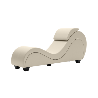 A Cream colored Lyric Lounger by Liberator.