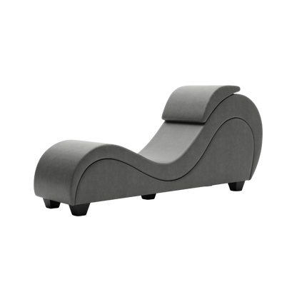 A Dark Grey colored Lyric Lounger by Liberator.