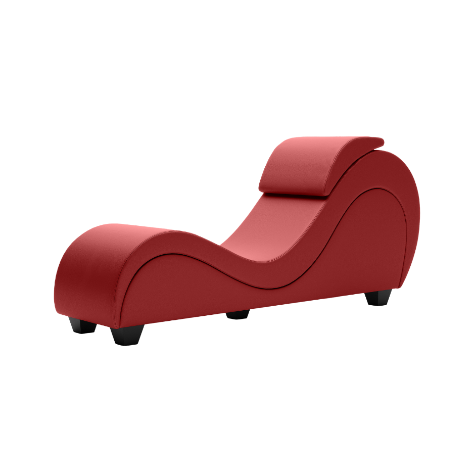 A Red colored Lyric Lounger by Liberator.