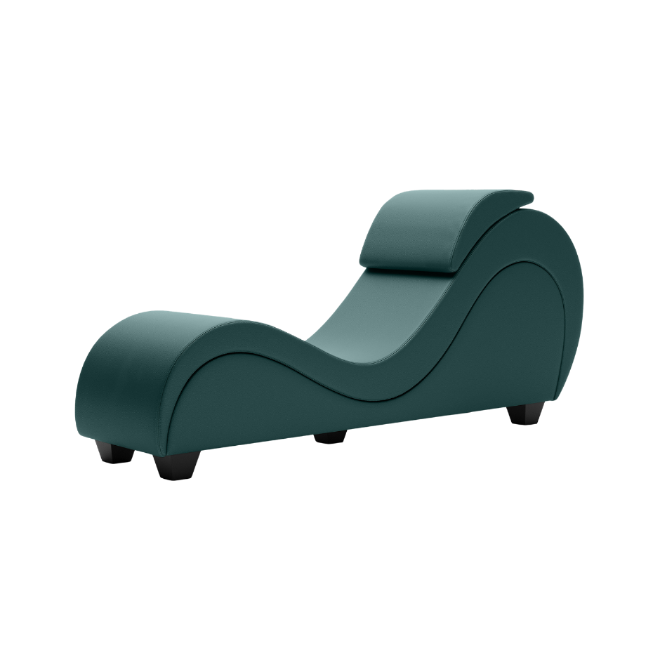 A Seaweed colored Lyric Lounger by Liberator.