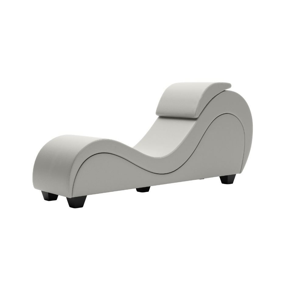 A Silver colored Lyric Lounger by Liberator.