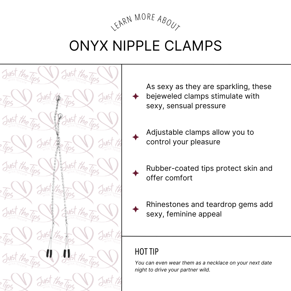 Onyx Nipple Clamps