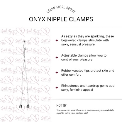 Onyx Nipple Clamps