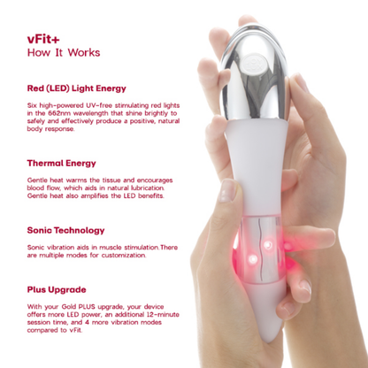 vFit PLUS - Luxe Red-Light Device