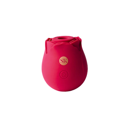 A red Rosegasm Air Rose Clitoral Toy.