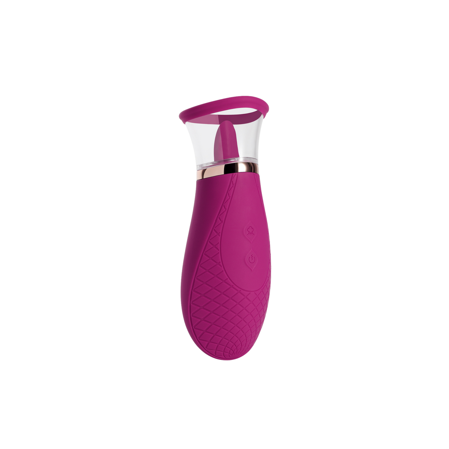 A pink Sucking and Licking Scioness Clitoral Stimulator.