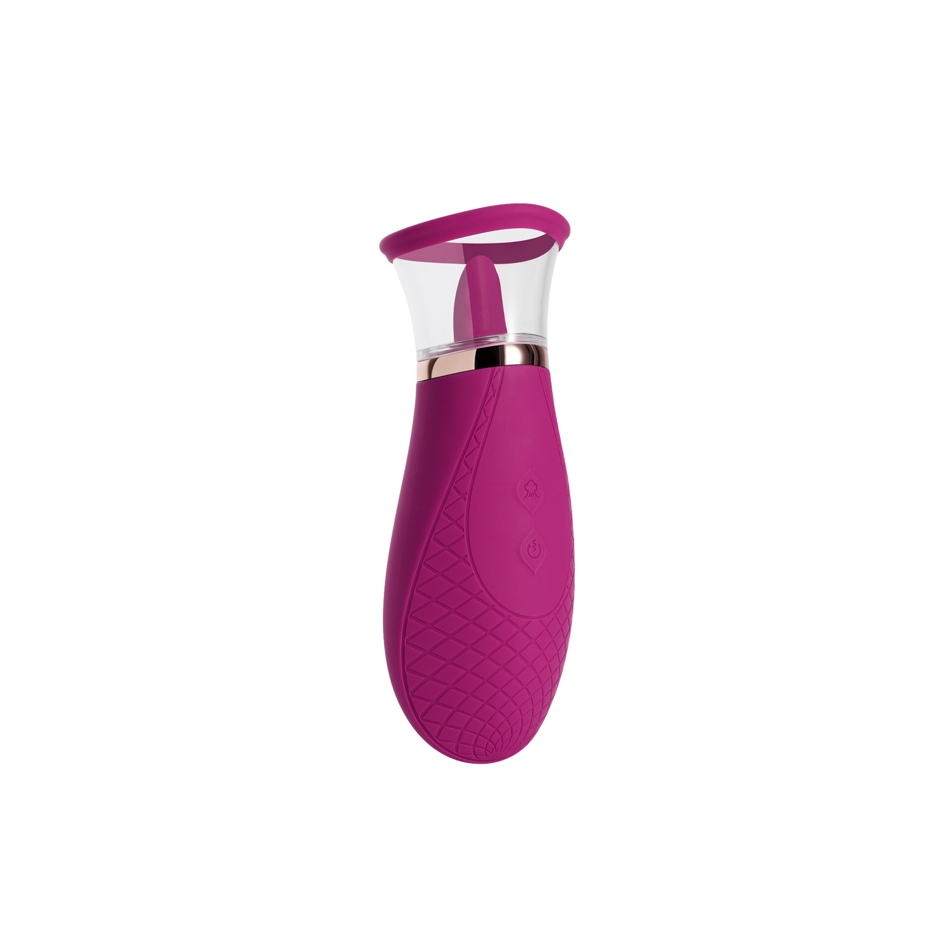 A pink Sucking and Licking Scioness Clitoral Stimulator.