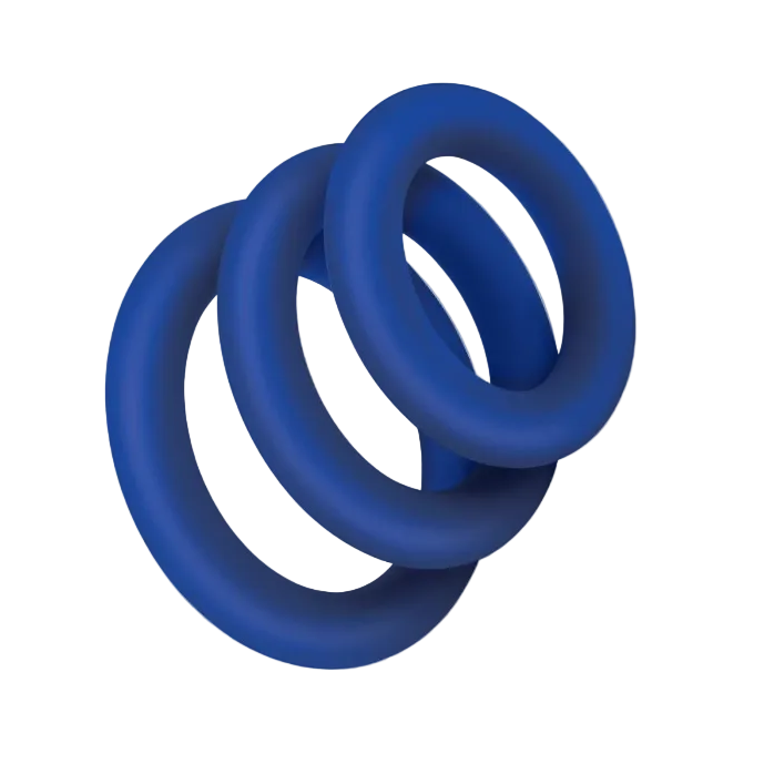 Silicone Ring Trio