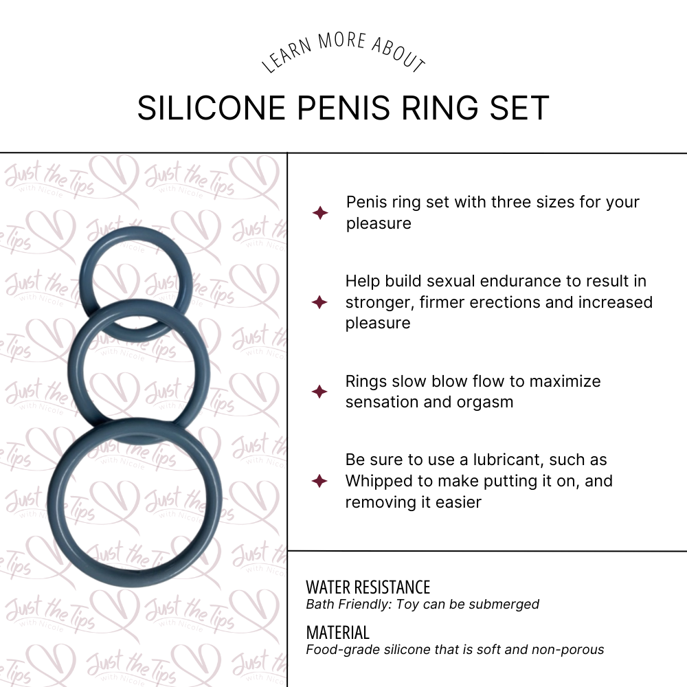 Silicone Penis Ring Set