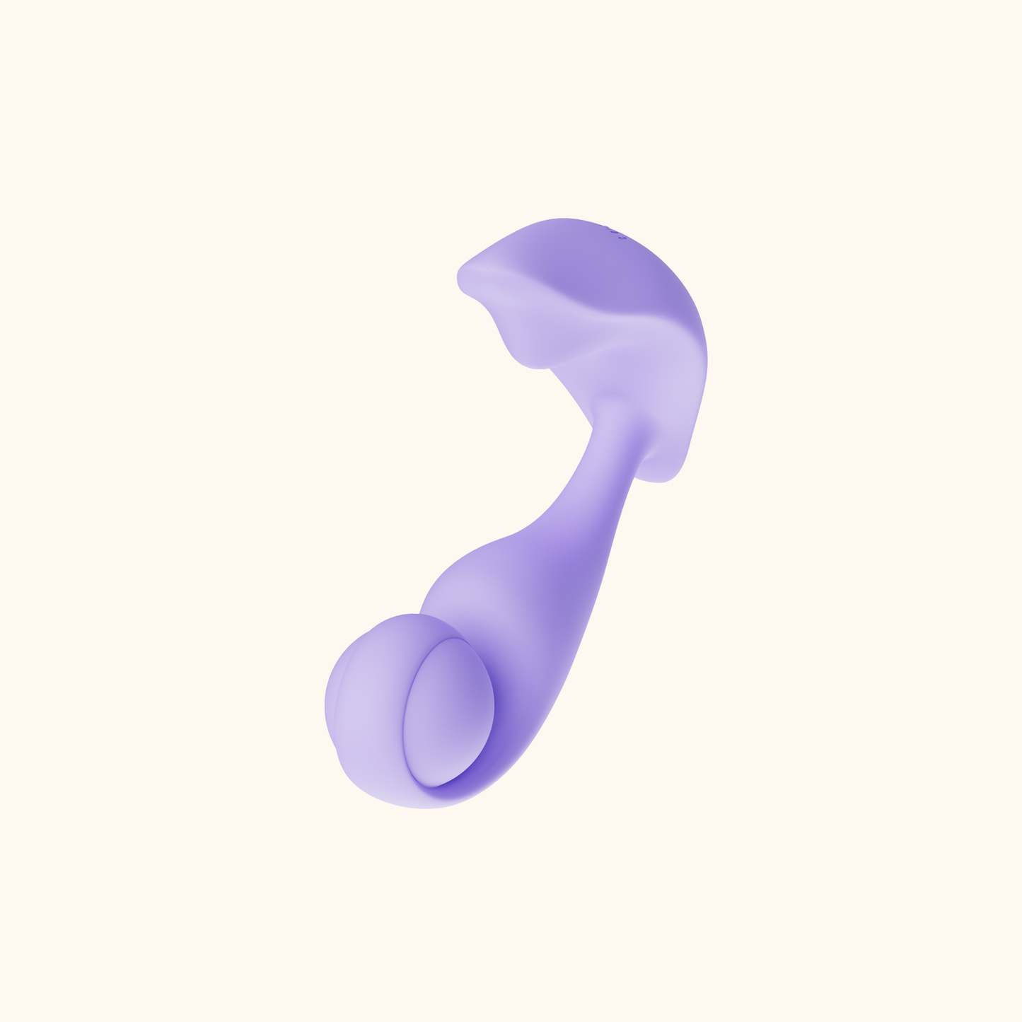 Purple Trill vibrator against a white background.