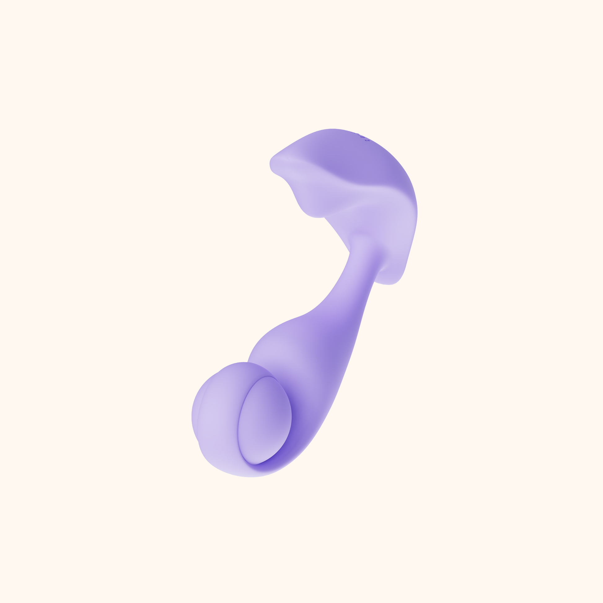 Purple Trill vibrator against a white background.
