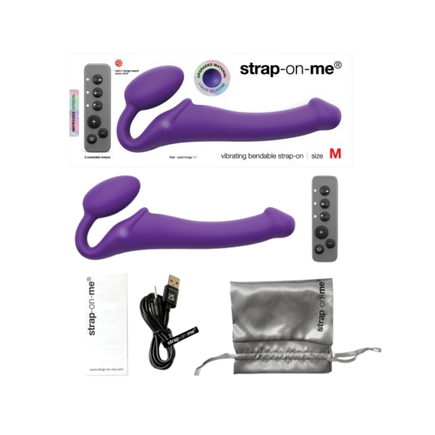 Vibrating Strapless Strap-On