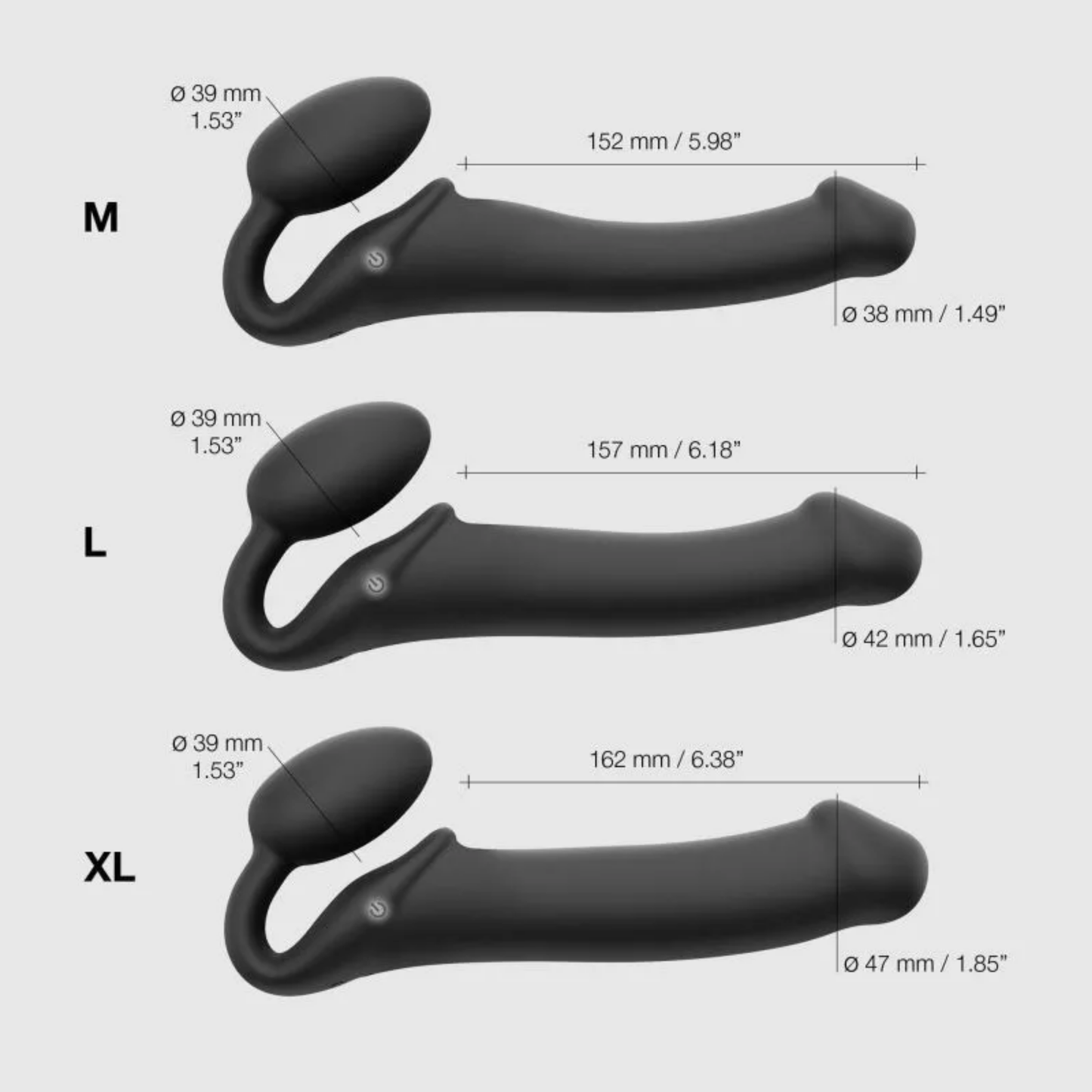 Vibrating Strapless Strap-On