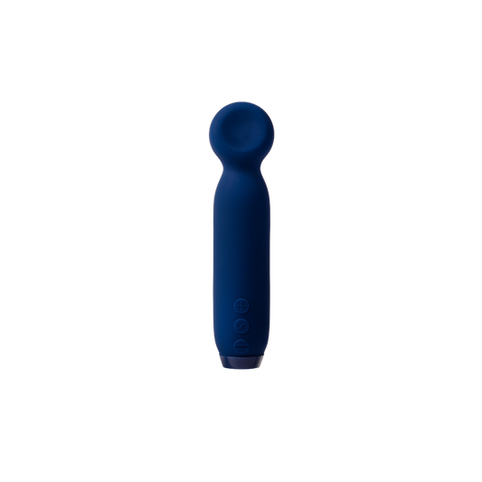 A blue Vita Bullet Wand by Je Joue.
