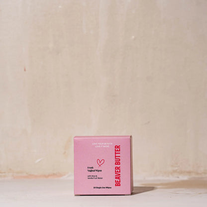 FRESH VAGINAL WIPES,  by ecn – shown in product photo, available at Just The Tips with Nicole
