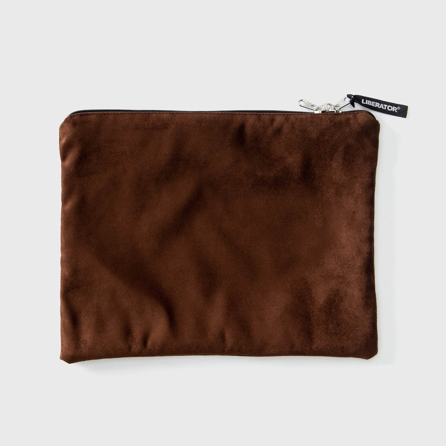 A chocolate Zappa toy bag against a white background.