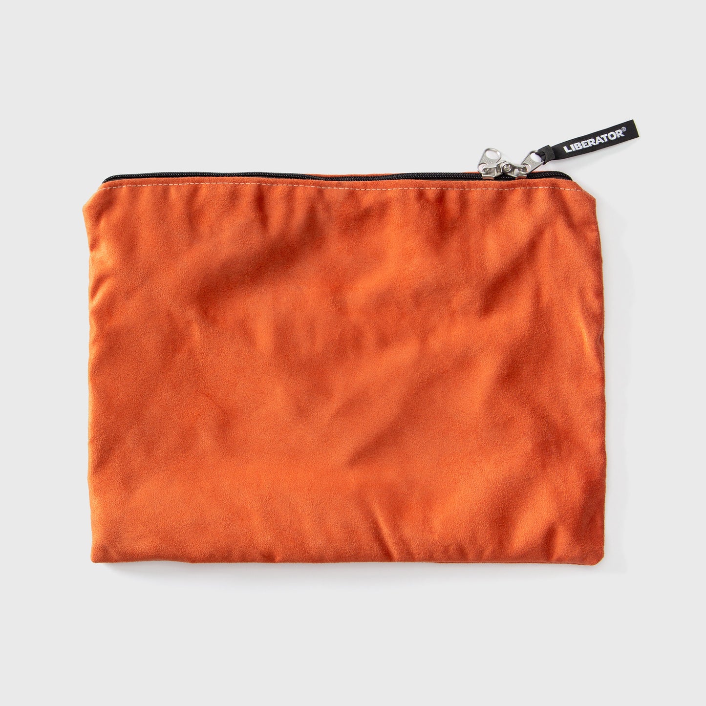 A mandarin Zappa toy bag against a white background.